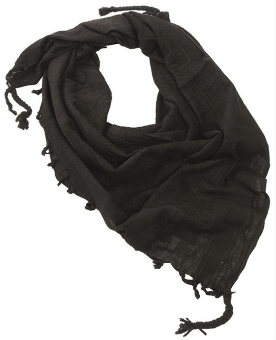 Halstuch- Shemagh 110x110cm schwarz Halstuch- Shemagh 110x110cm schwarz