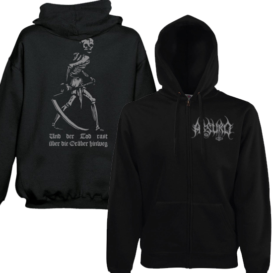 Zip Jacke- Absurd-Der Tod rast über die Gräber hinweg Zip Jacke- Absurd-Der Tod rast über die Gräber hinweg