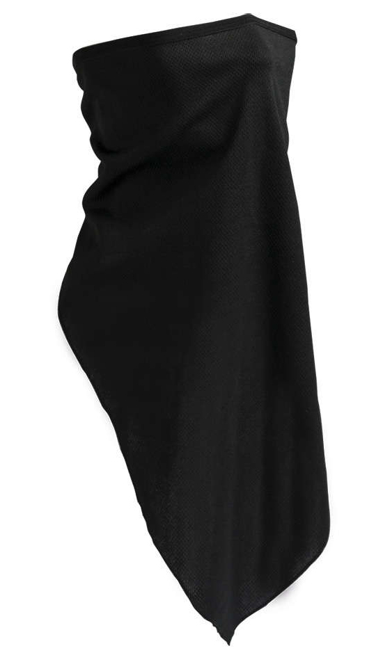 Face Scarf schwarz Halstuch Face Scarf schwarz Halstuch
