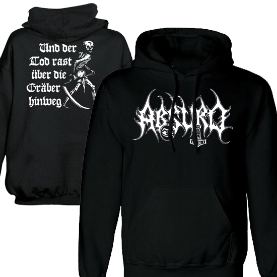 Kapuzensweatshirt- Absurd - Der Tod rast über die Gräber hinweg Kapuzensweatshirt- Absurd - Der Tod rast über die Gräber hinweg