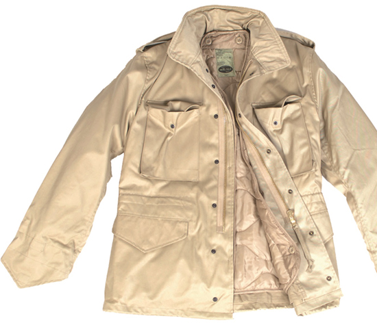 Feldjacke M65 mit Innenfutter khaki Feldjacke M65 mit Innenfutter khaki