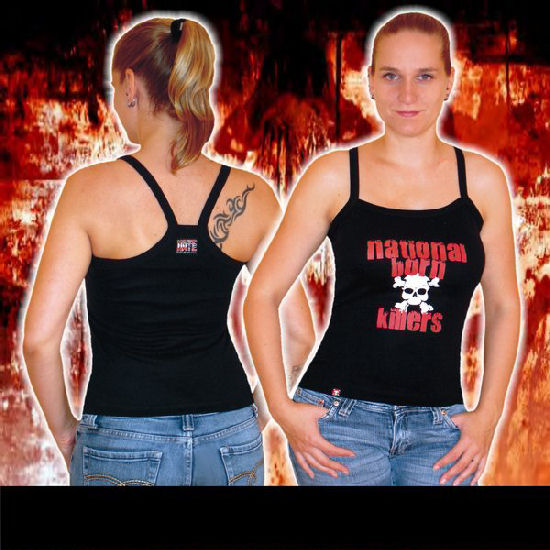 Hate- Träger Top Premium - National Born Killers (schwarz)