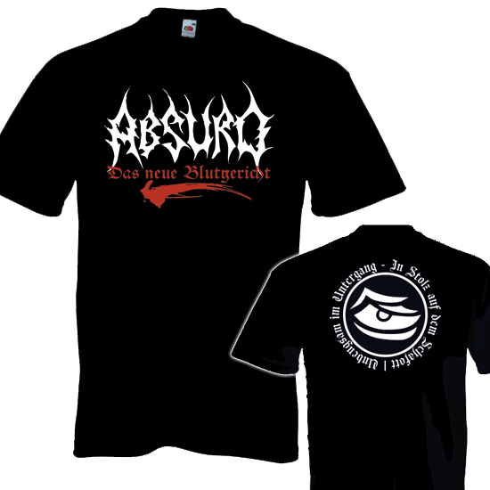 T-Shirt- Absurd - Das neue Blutgericht schwarz T-Shirt- Absurd - Das neue Blutgericht schwarz