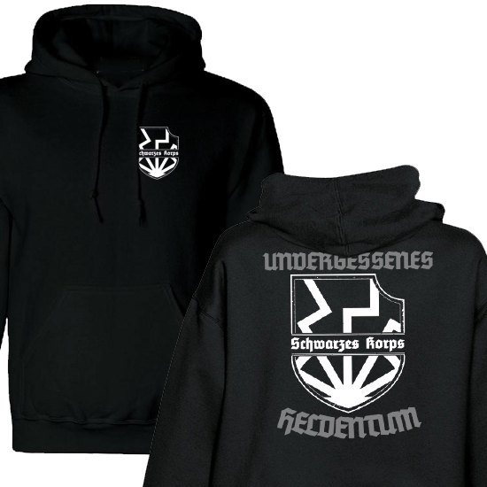 Kapuzensweatshirt- Schwarzes Korps Kapuzensweatshirt- Schwarzes Korps